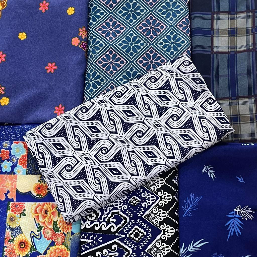 KAIN BATIK/ KF / KAIN BATIK BORNEO SARAWAK / KAIN BATIK HALUS SUTERA ...