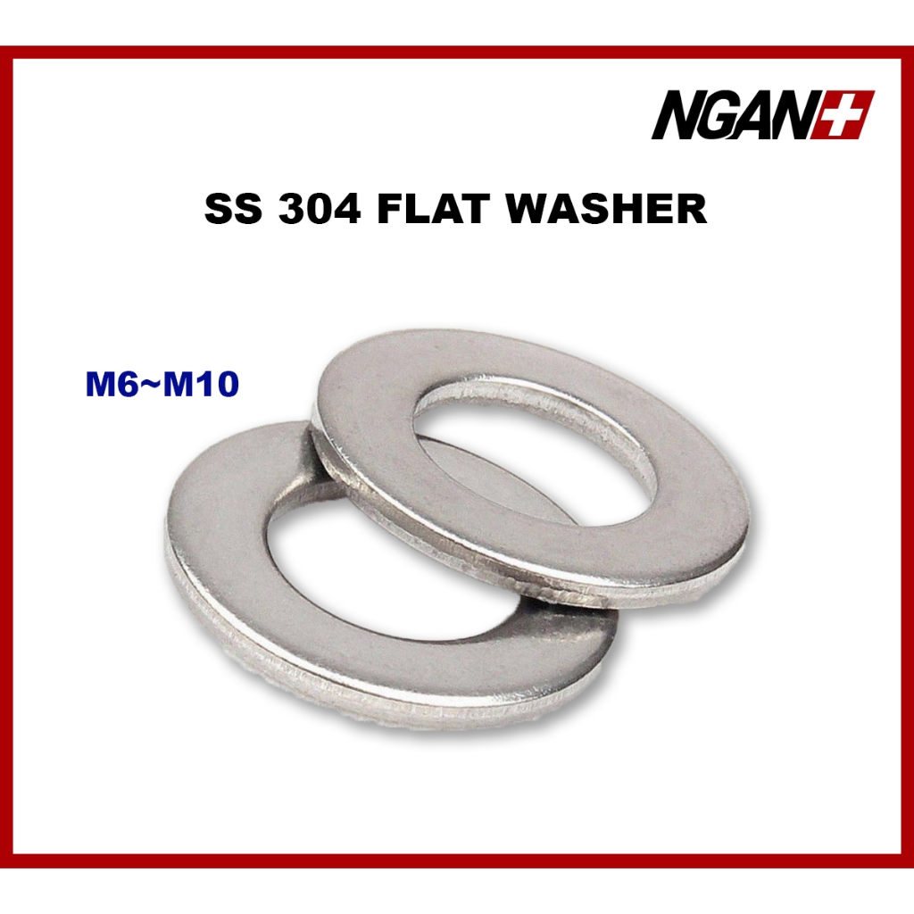 Flat Washer M3 M4 M5 M6 M8 M10 M12 M14 M16 M20 M22 M24 Stainless Steel