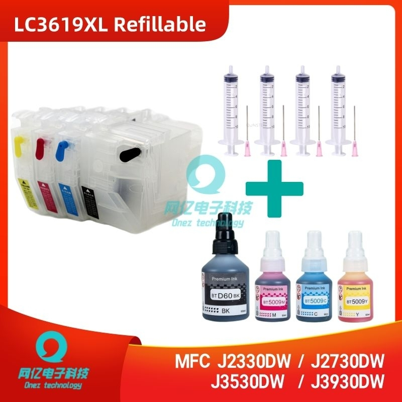 Refillable Ink Cartridge Lc Xl Lc Lc For Mfc J Dw