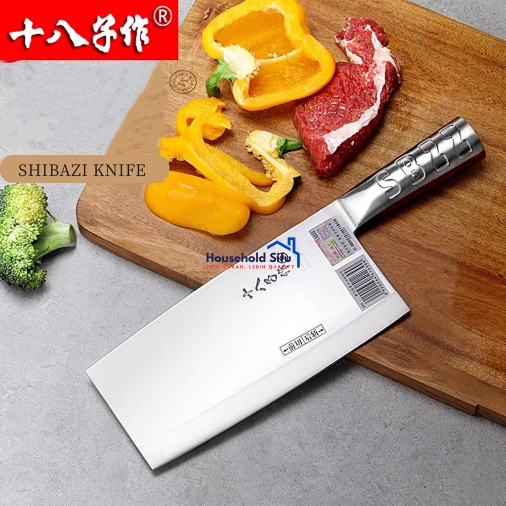 SHIBAZI Chinese Slicing Knife Kitchen Knife Shibazi Knife Stainless