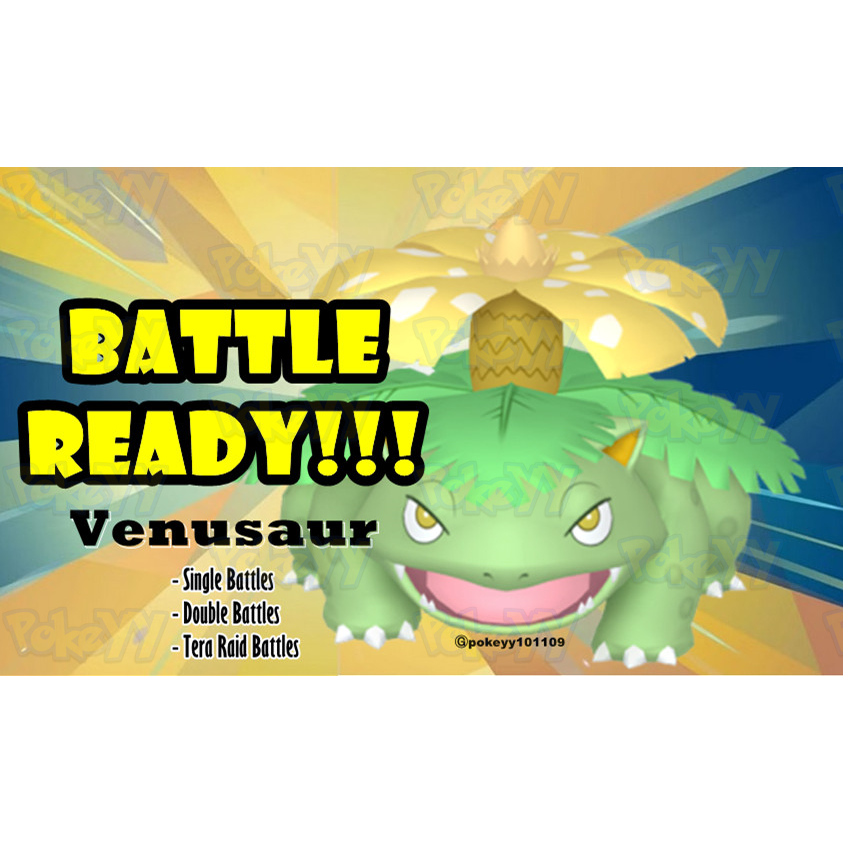 0003 VENUSAUR 妙蛙花 BattleReady COMPETITIVE Single/Double Battles