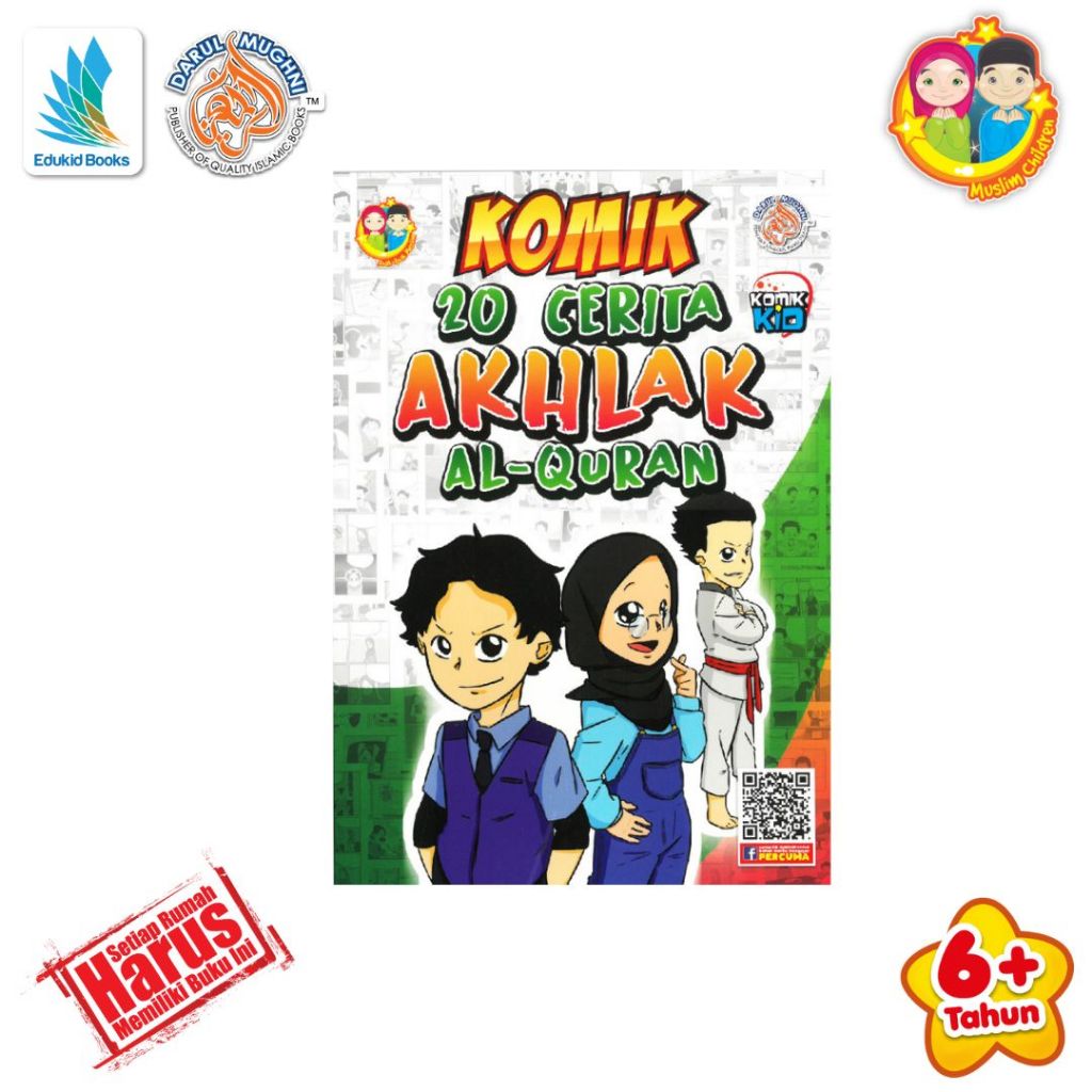 Buku Komik - Komik 20 Cerita Akhlak Al-Quran - Komik Berwarna - Komik ...