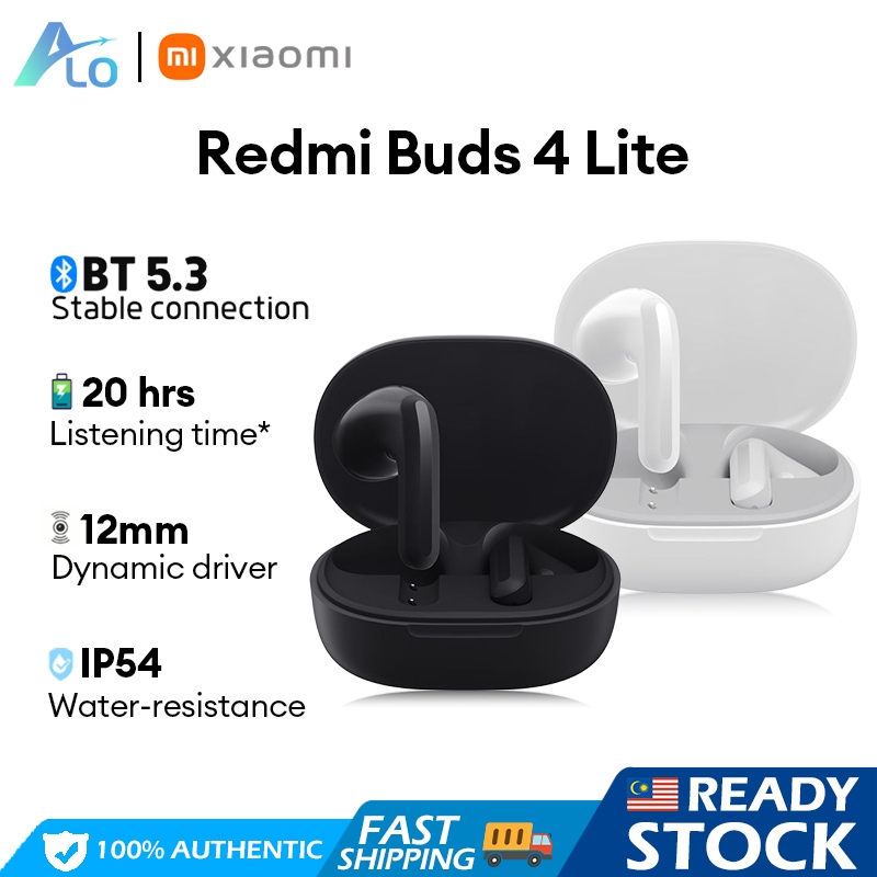 Redmi Buds 4 Active - Air White, 12mm Drivers(Premium Sound Quality), Up to  30 Hours Battery Life, Google Fast Pair, IPX4, Bluetooth 5.3, ENC, Up to
