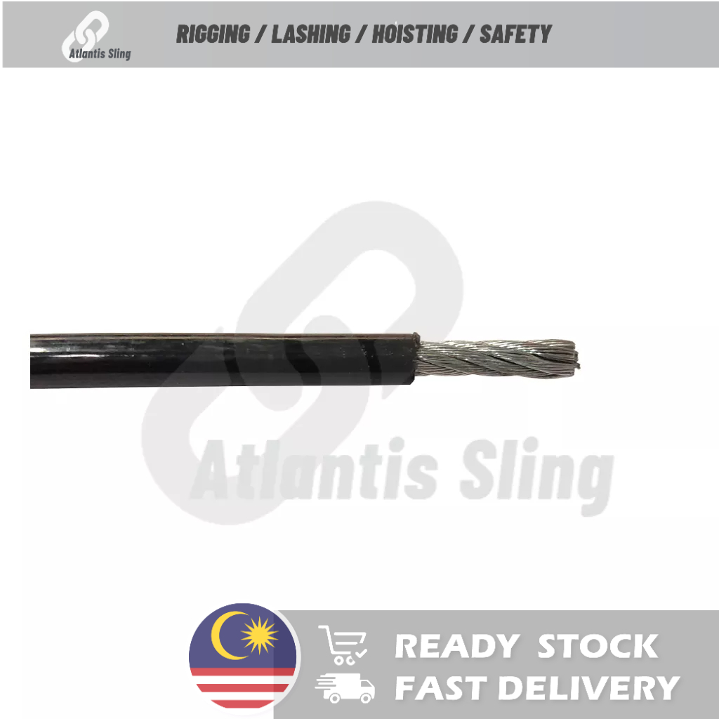 Gym Cable Wire Rope Polyurethane Coated 3.2/5mm diameter PER METER ...