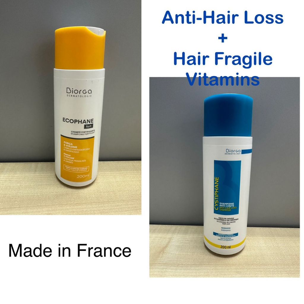 ECOPHANE Shampoo (EXP07/2025) or CYSTIPHANE AntiHair Loss