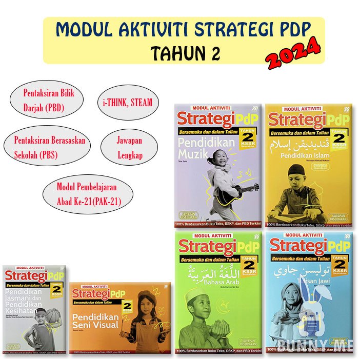 [BUNNY] 2024 Buku Sekolah : Modul Aktiviti Strategi PdP KSSR Semakan ...