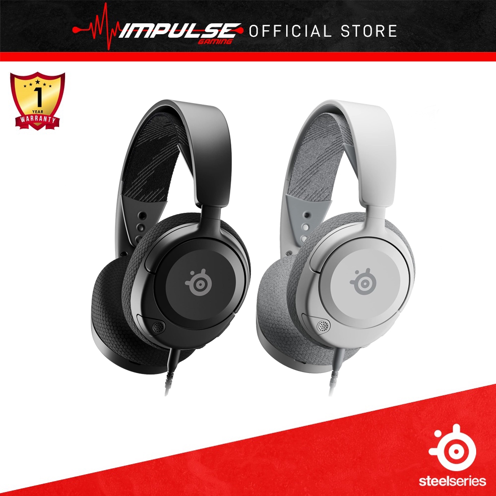 SteelSeries Arctis Nova 1 Multi-System Gaming Headset — Hi-Fi Drivers —  360° Spatial Audio — Comfort Design — Durable — Ultra Lightweight —