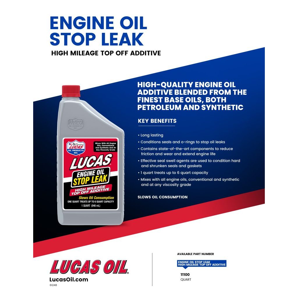 Lucas Engine Oil Stop Leak Top Off Addictive | Shopee Malaysia