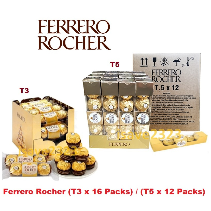 {BUY AT YOUR OWN RISK} [HALAL] Ferrero Rocher (T3 x 16 Packs / Box ...
