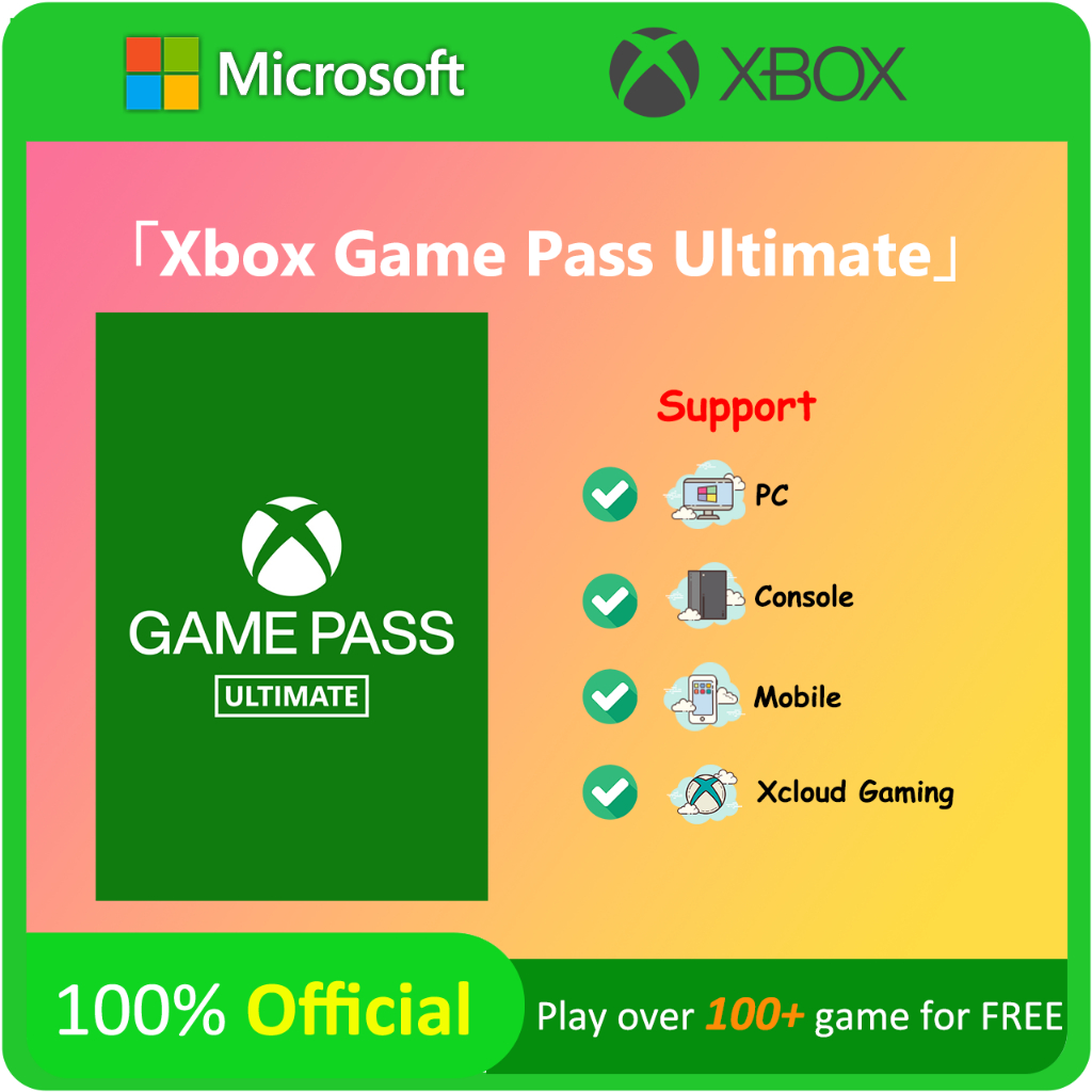 Xbox Game Pass Ultimate And Ea Play 1 3 5 9 13 Month Pc Xbox One Series S X Xgpu