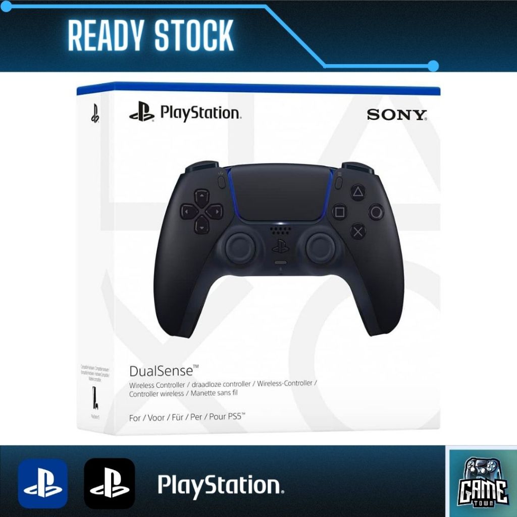 Sony PlayStation 5 PS5 DualSense Wireless Controller Manette - Midnight  Black