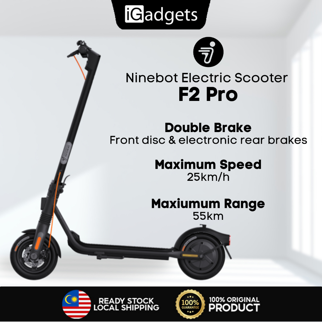 Ninebot F2 Pro, KickScooter By Segway