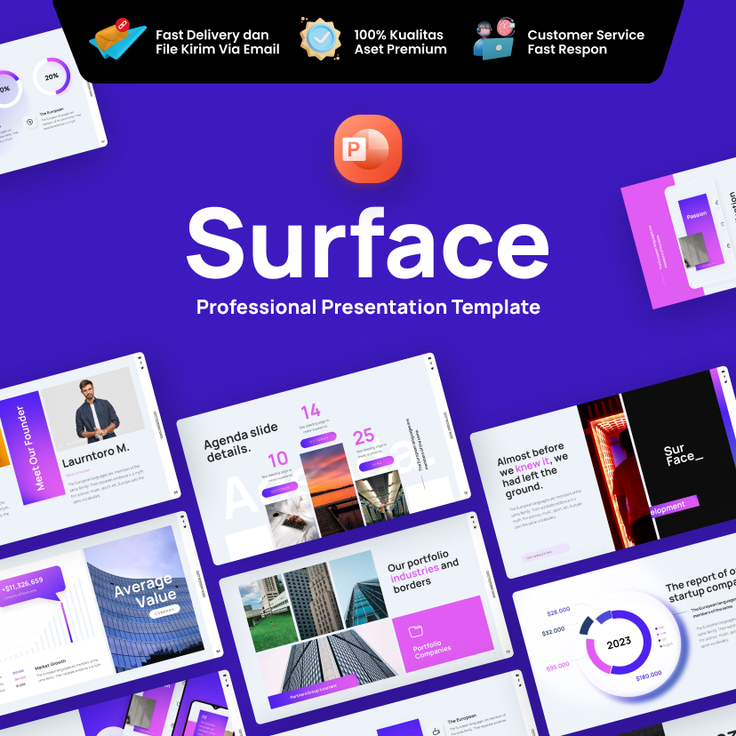 [SELF REDEEM] Surface Profesional Powerpoint Presentation Template ...