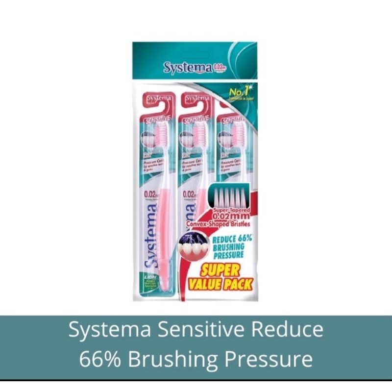 Systema Sensitive Toothbrush 3s 1s | Shopee Malaysia