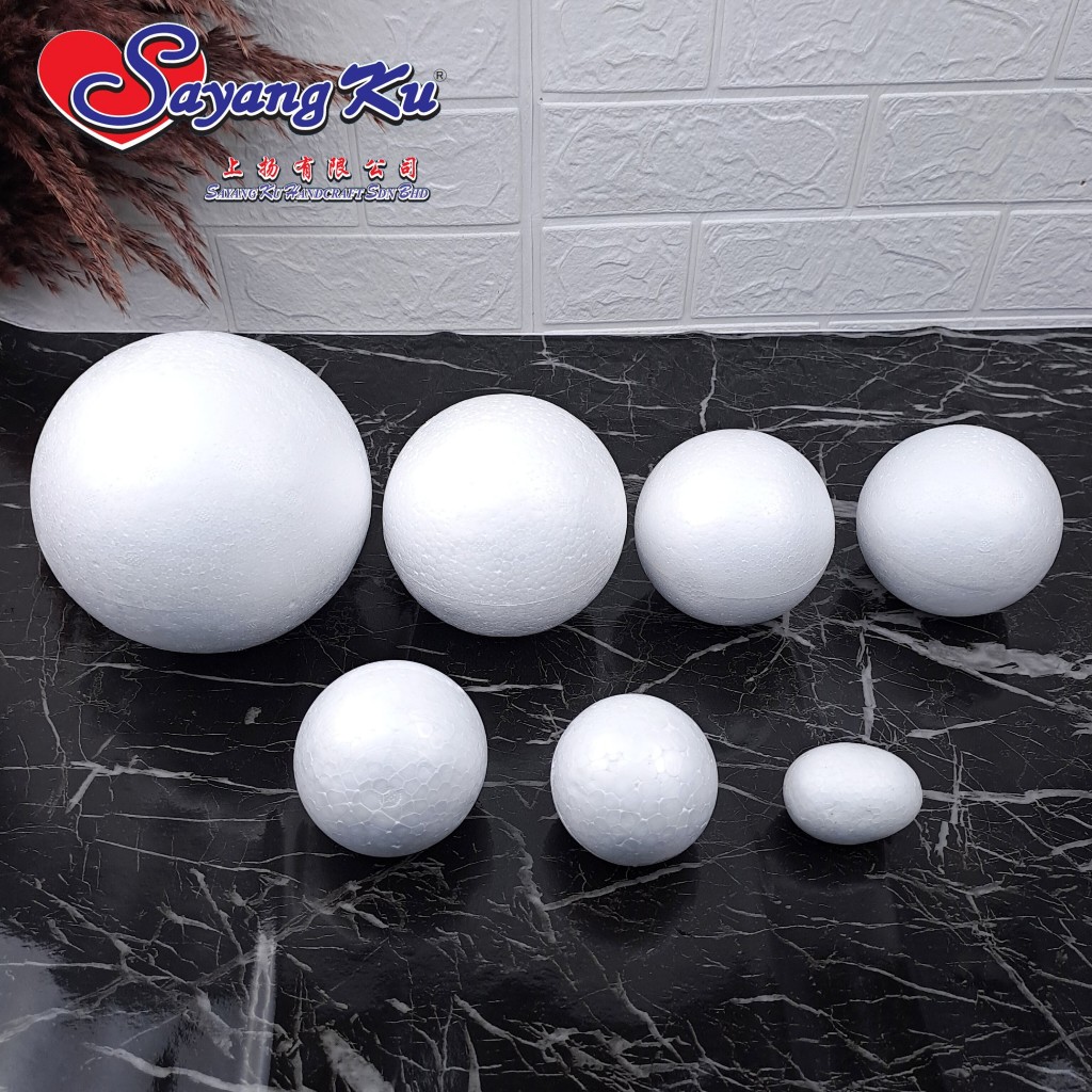 3 Styrofoam Balls (Pack of 6)*