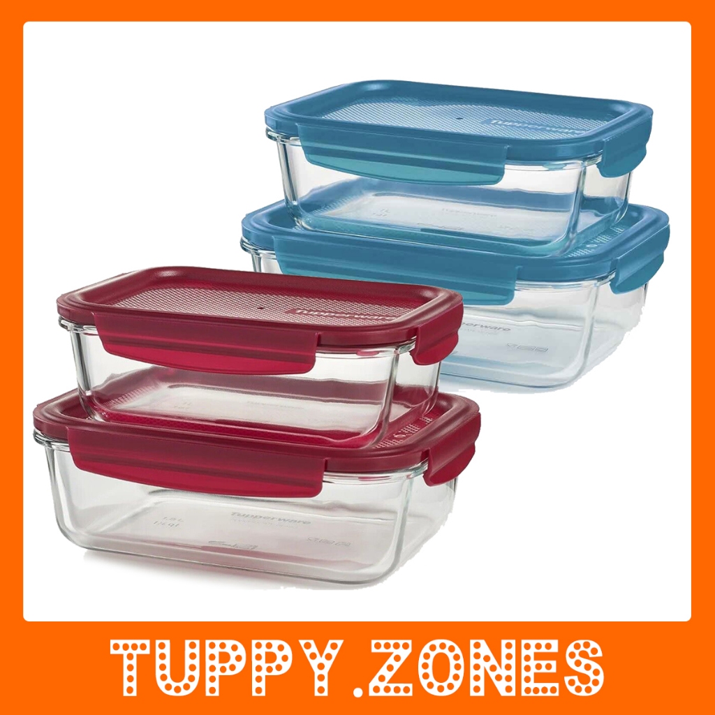 Tupperware PremiaGlass Rectangular Collection | Shopee Malaysia