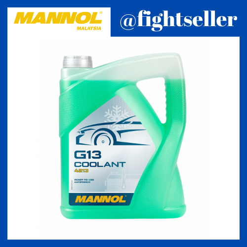 MANNOL 4213 Coolant G13 (Green)(Premix) (5L) | Shopee Malaysia