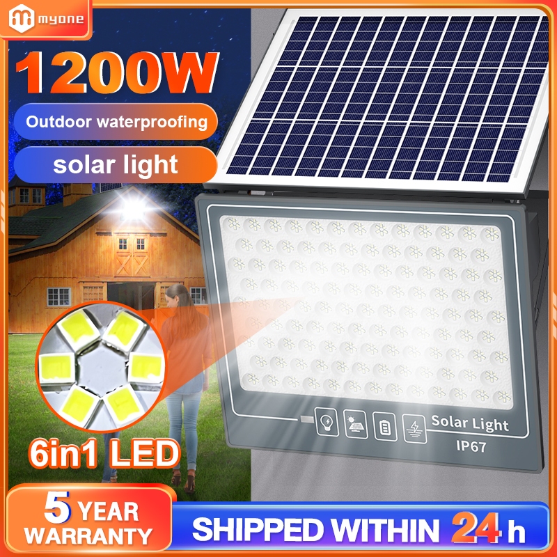 NEW 2024 Lampu Solar Light Outdoor Lighting 1200W IP67 Waterproof LED   My 11134207 7r98p Lqegmajkig9h2f