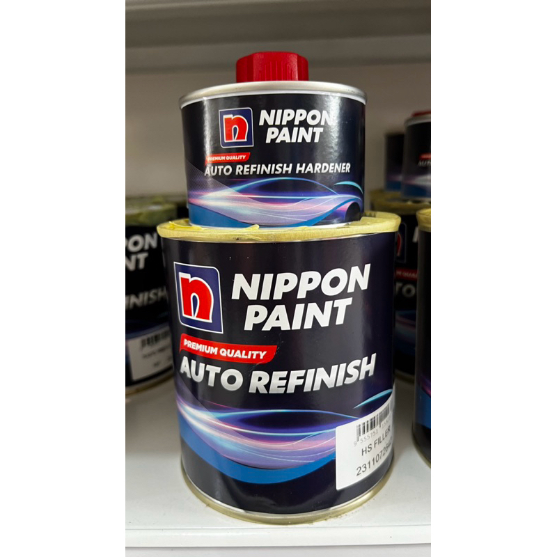 NIPPON PAINT HS Filler 4:1 Base & Hardener/2K High Solid Primer (Grey ...