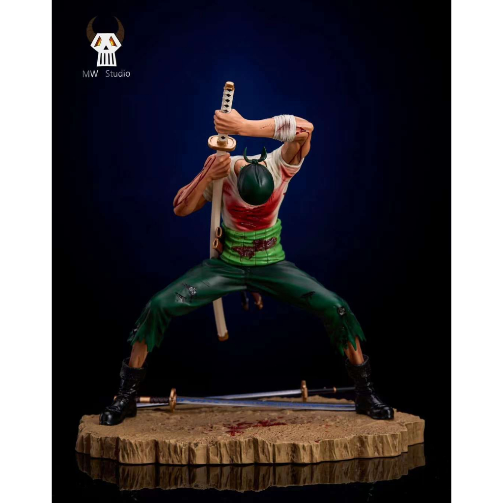 MW Studio One Piece Zoro Shishi Sonson Resin Statue GK Anime