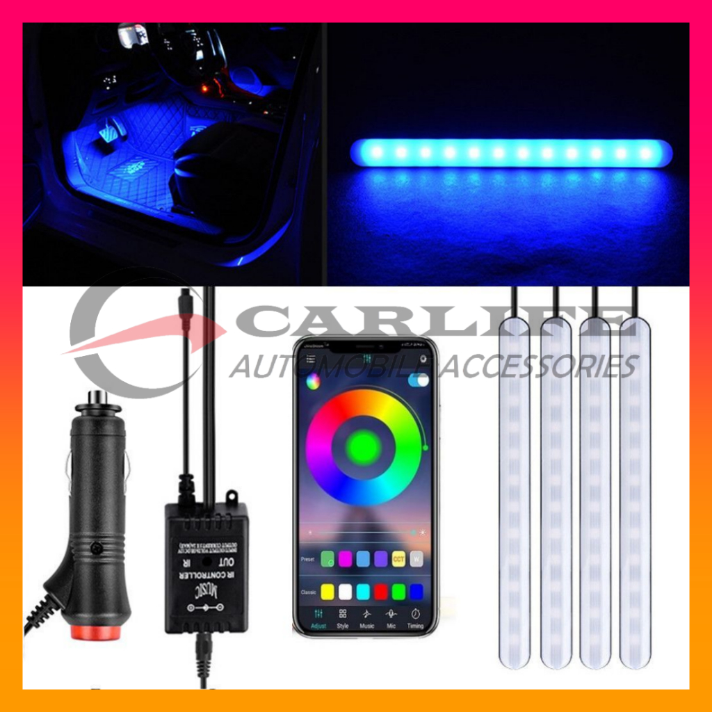 Universal RGB 4 in 1 LED Ambient Lighting Apps Control Shopee Malaysia