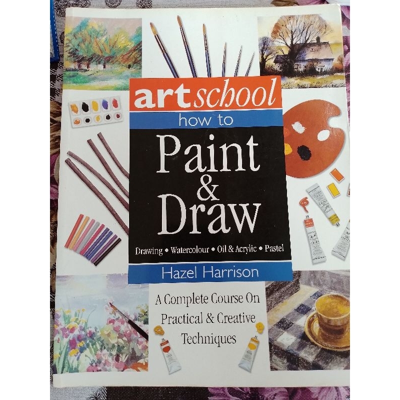 Artschool How to paint & draw Hazel Harrison Shopee Malaysia