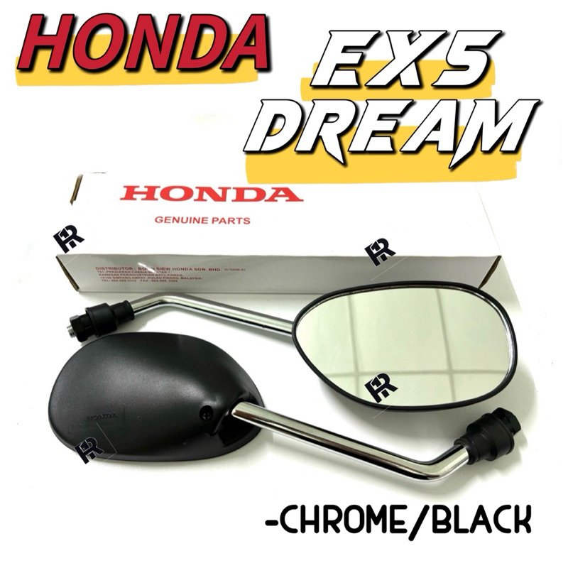 HONDA EX5 EX5Dream Side Mirror Cermin Tepi Original Standard & Chrome ...