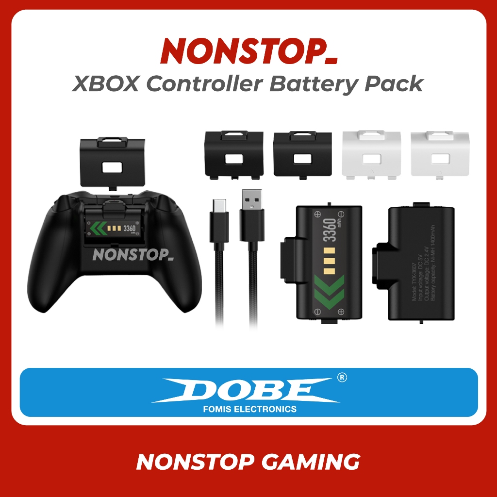 DOBE XBOX Battery Pack 3360mWh Rechargeable Battery For XBOX ONE