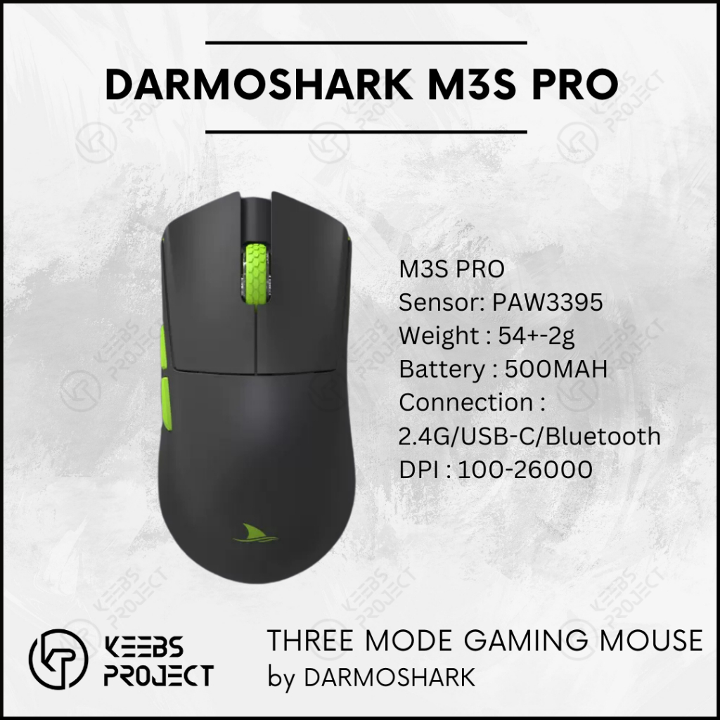 [READY STOCK] Darmoshark M3S Pro & 4k Receiver Wireless Gaming Mouse ...