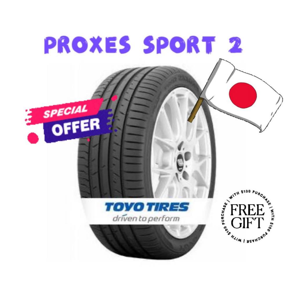 TOYO PROXES SPORT 2 TYRE ** 235/60/18 MADE JAPAN (INSTALLATION