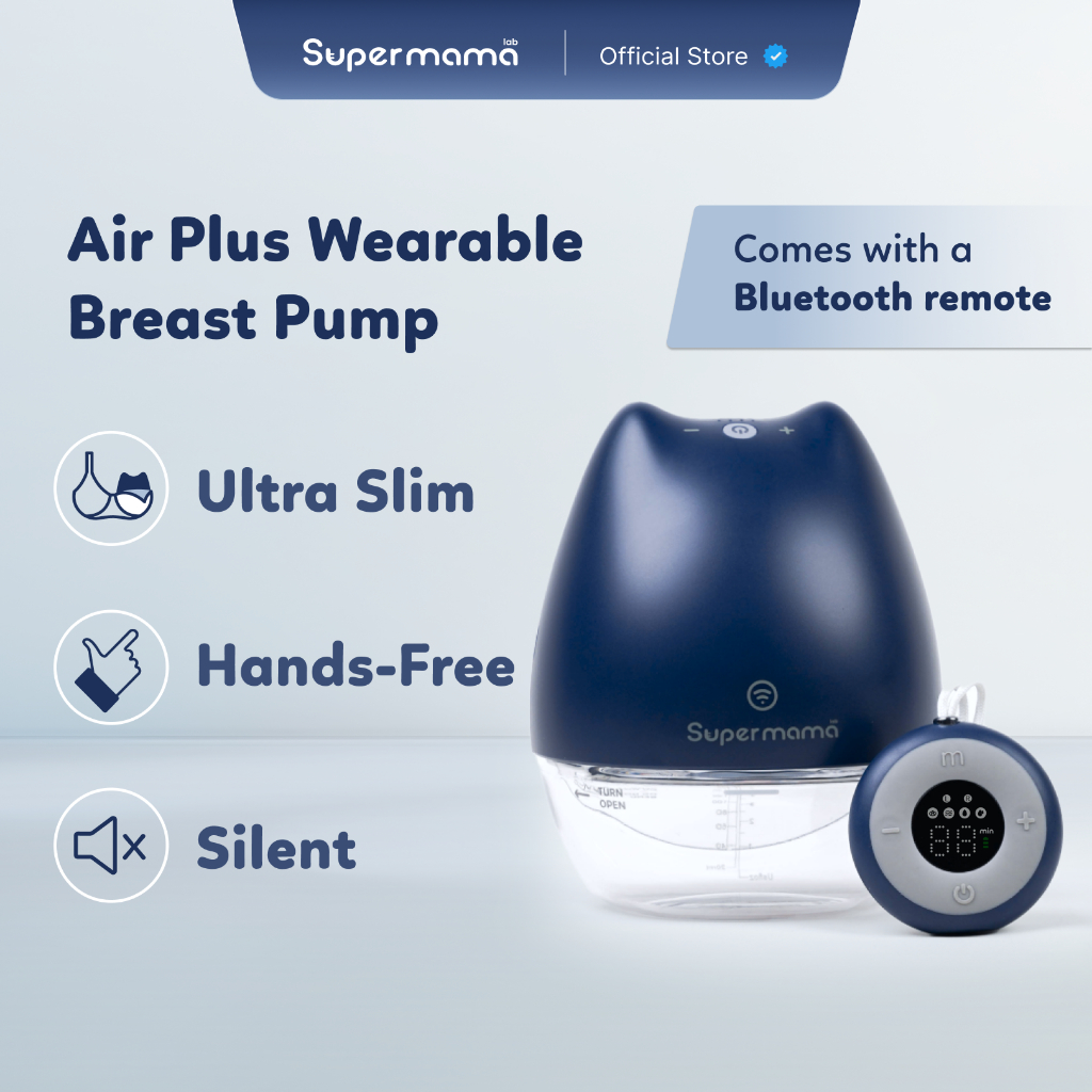 Supermama Lab Air Plus Breast Pump with Remote Shopee Malaysia