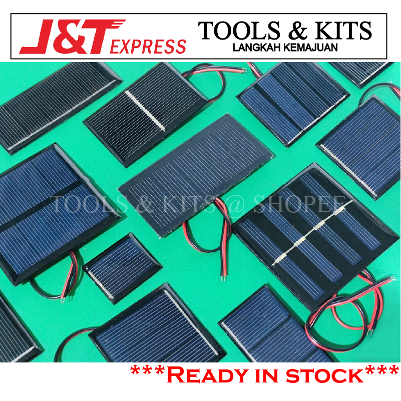 DC 0.5V 1V 1.5V 2V 2.5V Various Sizes Mini Solar Panel for School ...
