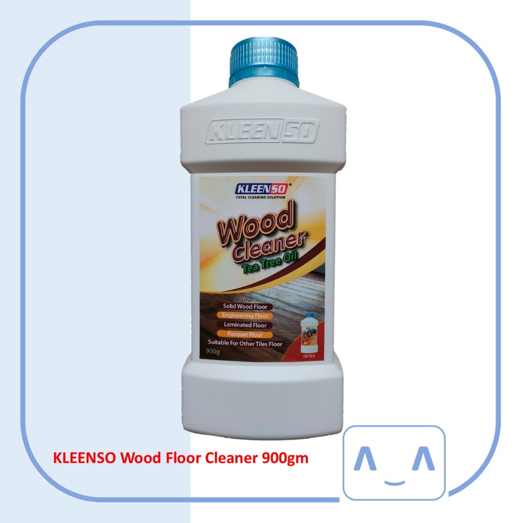 KLEENSO 9in1 Wood Floor Cleaner Tea Tree Oil 900gm / Pembersih Lantai ...