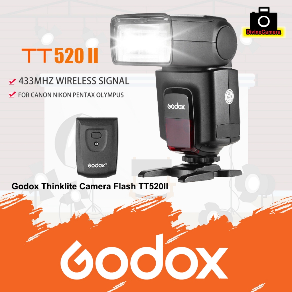 Godox Thinklite Camera Flash TT520II Universal | Shopee Malaysia