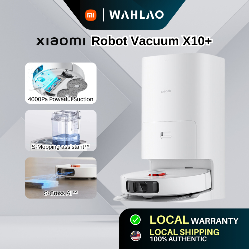 Xiaomi Full Automatic Mi Robot Vacuum X10 X10+ / Mop 1S B116 | Shopee ...