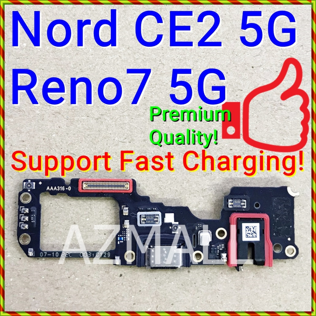 Connecteur De Charge (port De Recharge) Pour OnePlus Nord CE 2 5G (modèle IV2201) - Pièce De Rechange Neuve - Marque Mobi7