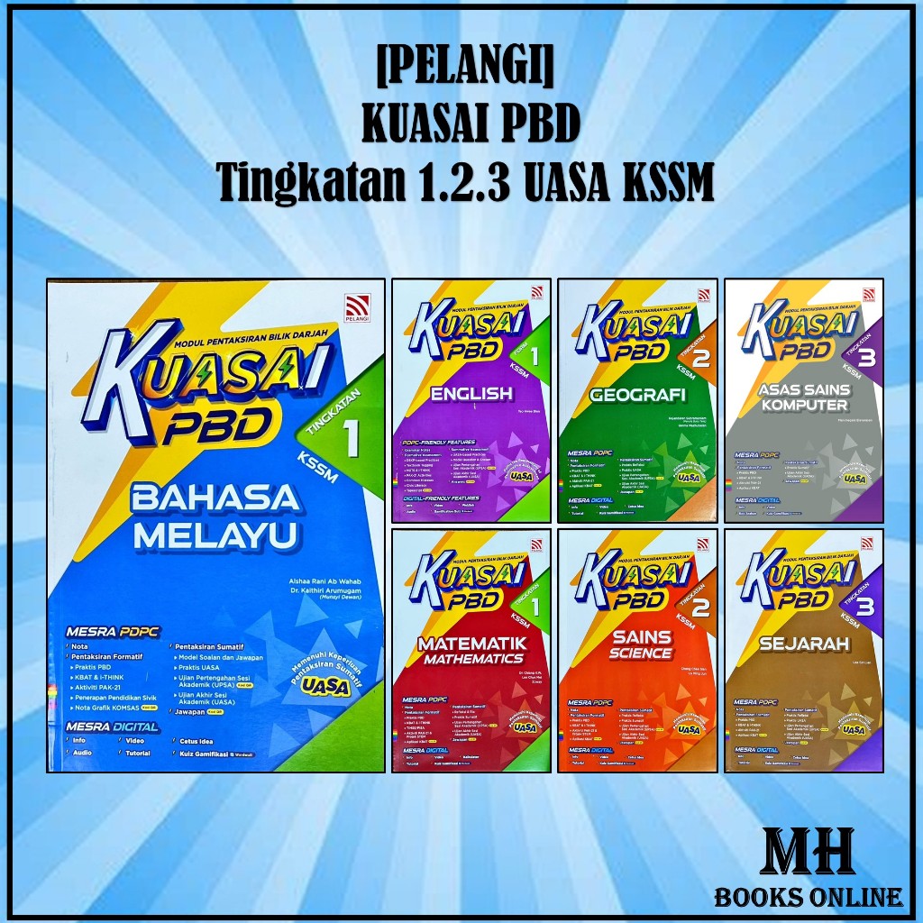 [MH] PELANGI: 2024 Buku Latihan KUASAI PBD KSSM Format UASA Tingkatan 1 ...