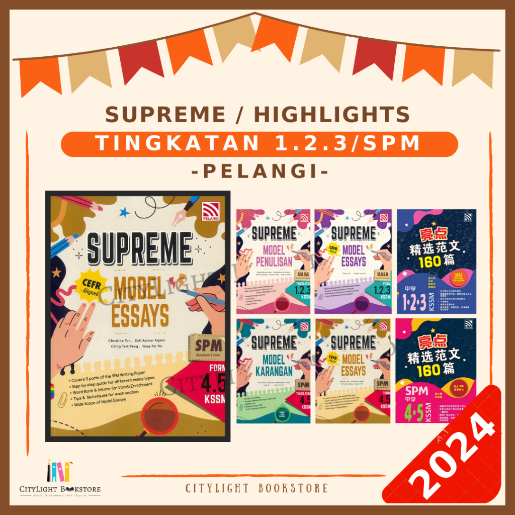 [CITYLIGHTS] Buku Rujukan 2024: Supreme / Highlights KSSM (Essays ...