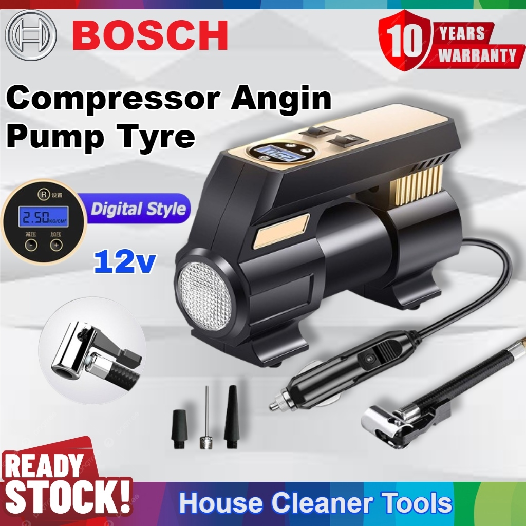 BOSCH Air Bump Compressor Angin Pump Tyre Pam Tayar Kereta Tyre