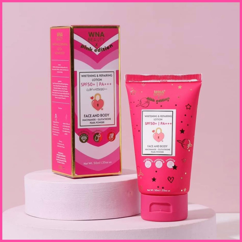 WNA BEAUTY REPAIRING LOTION BODY&FACE/PEELING GEL/BLANCING CREME/GLUTA