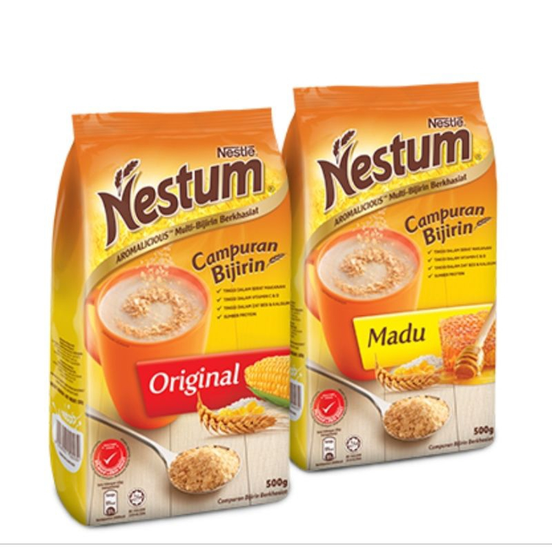 Original Nestle Nestum All Family Cereal - Original/Honey 450g | Shopee ...