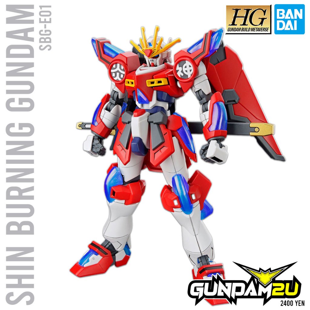 Bandai Hobby – #4 Shin Burning Gundam Build Metaverse Spirits HG 1/144