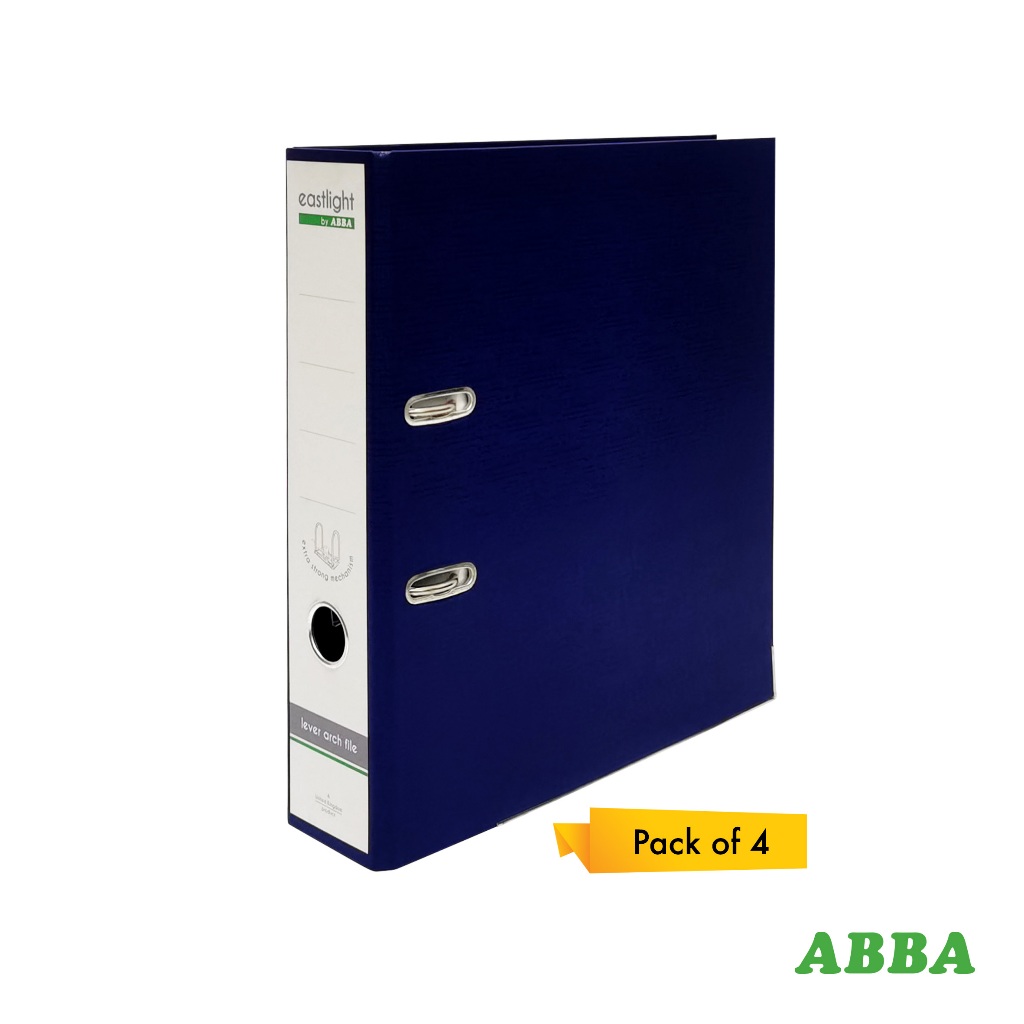 ABBA Color Arch File 3 Inch A4 Pack of 4/ Folder Organizers/ Document ...