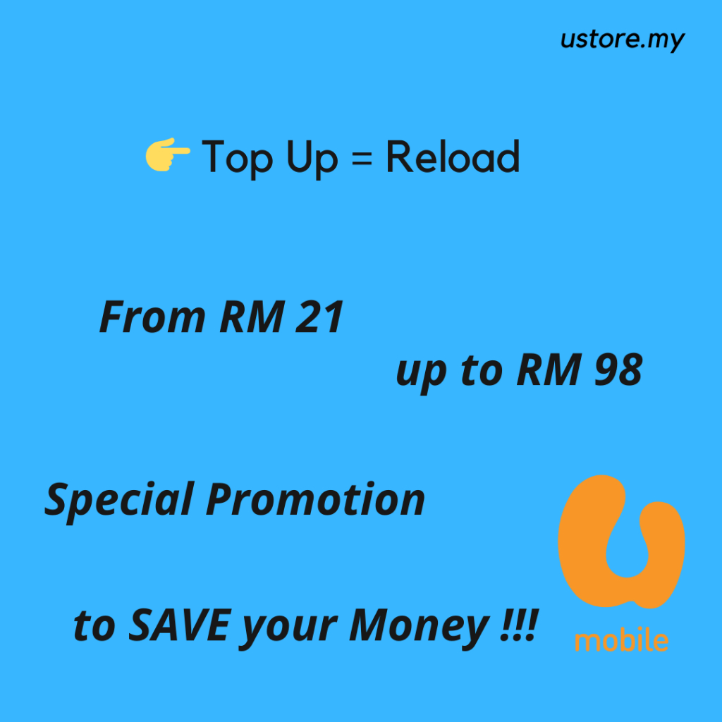 U Mobile Package Top Up / Reload | Shopee Malaysia