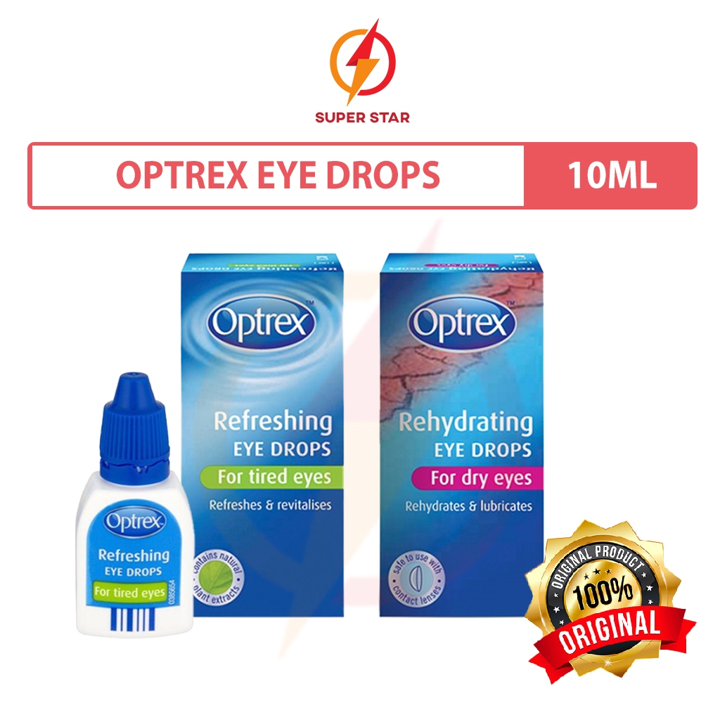 Optrex Refreshing / Rehydrating Eye Drops 10ml | Shopee Malaysia