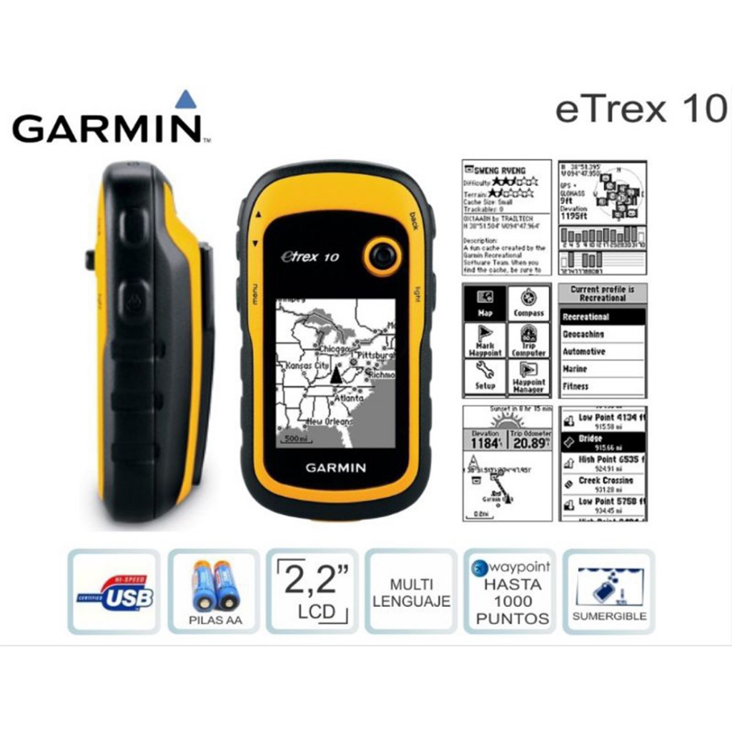 HOT SALE Garmin eTrex 10 GPS TANGAN Shopee Malaysia