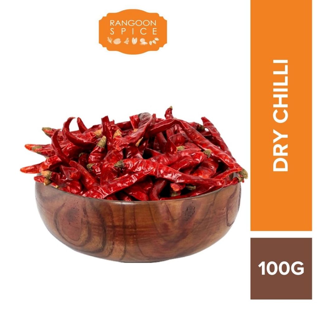 CNY SALE !!! Cili Kering 100g / Dry Chilli / Rangoon Spice | Shopee ...