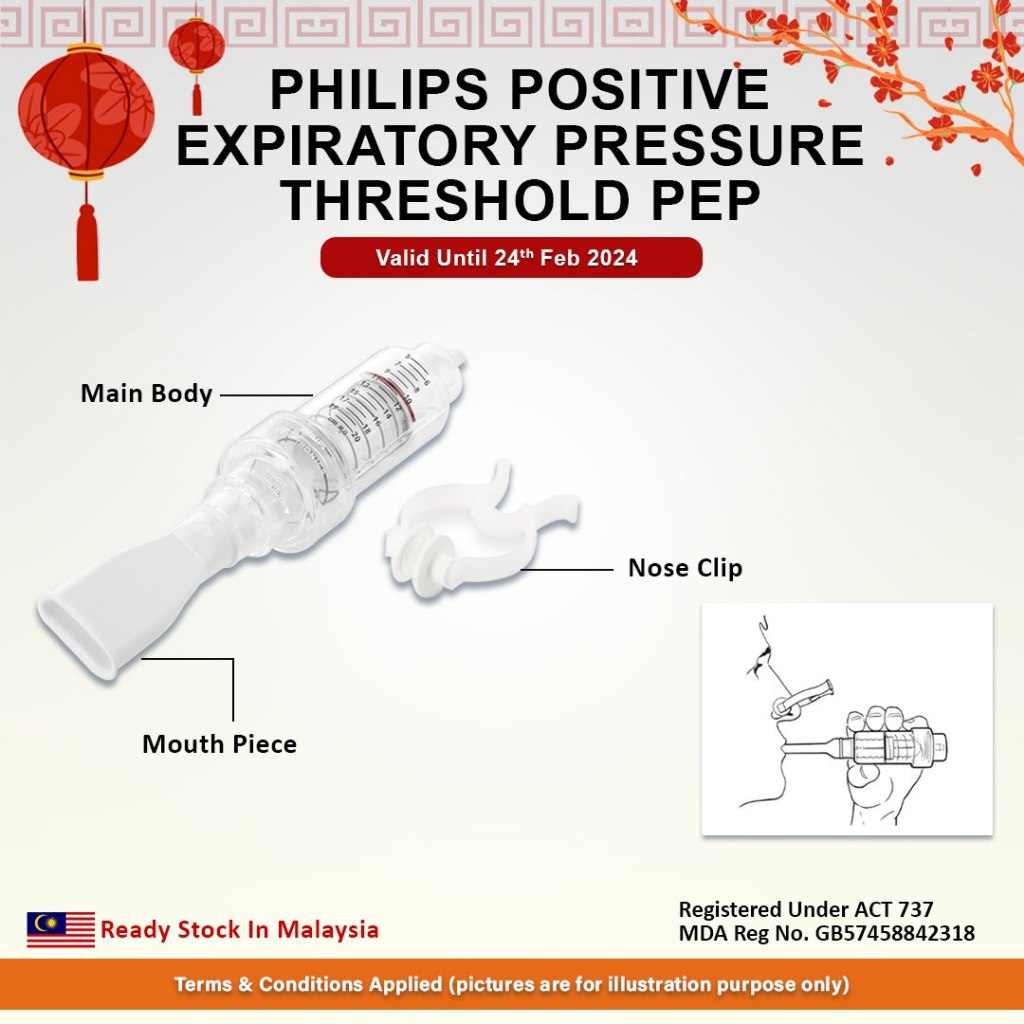 (MDA APPROVED) Philips Respironics Threshold Positive Expiratory ...