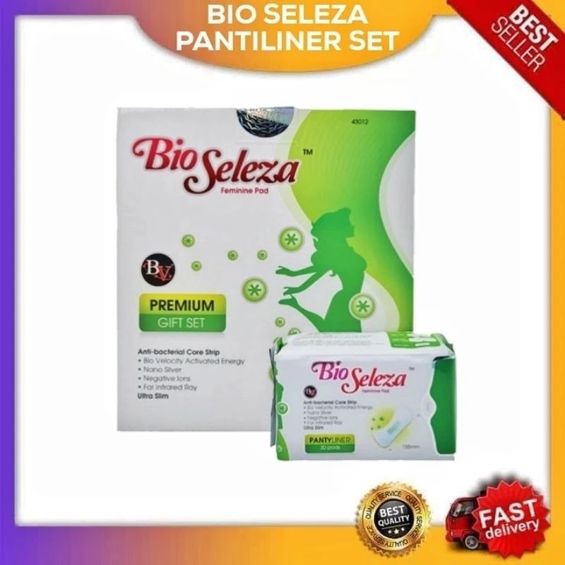 OFFER PENGHABISAN STOK BIO SELEZA PANTY LINER SET SAHAJIDAH HAI O