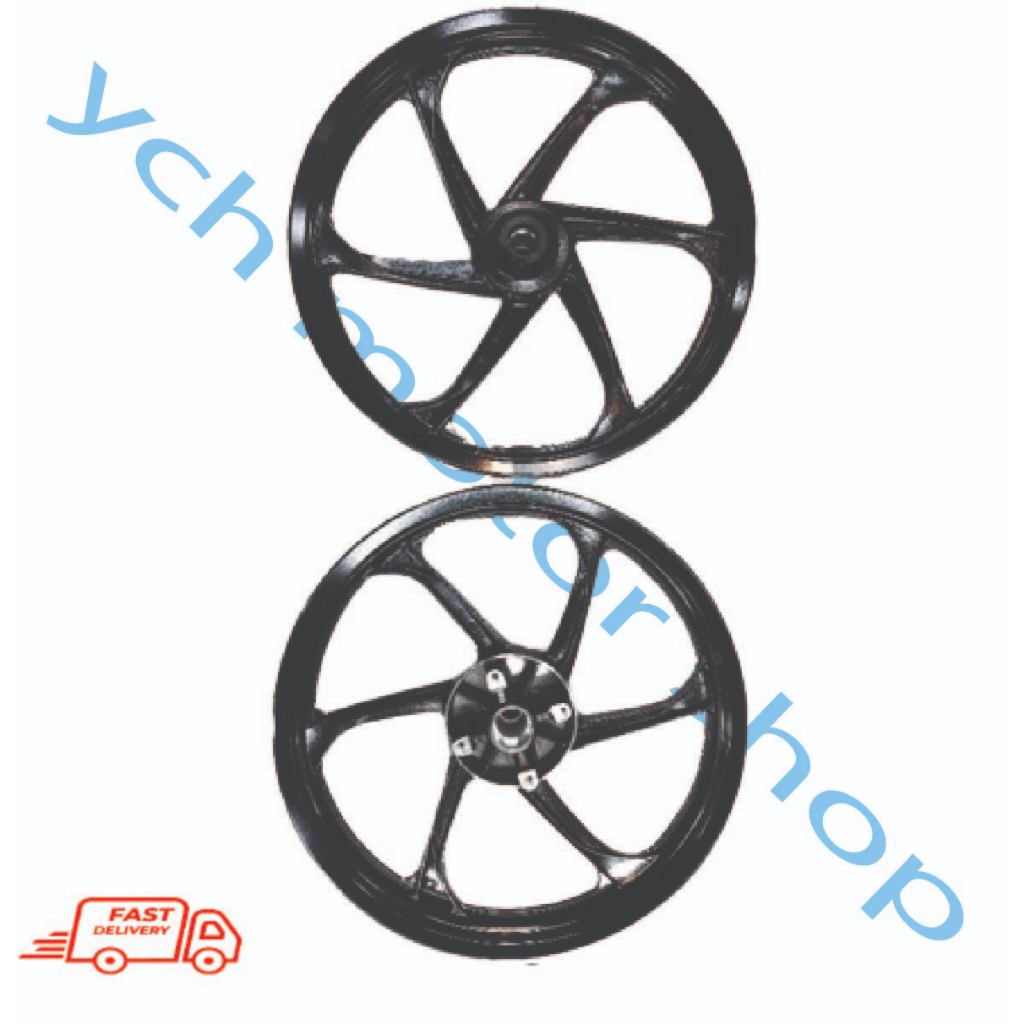 YAMAHA LC135 LC 135 135LC V8 FI Sport Rim Cast Wheel STD Black MDNMA ...